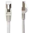 StarTech.com 1.5m CAT6A Ethernet Cable, 10 Gigabit Shielded Snagless RJ45 100W PoE Patch Cord, CAT 6A 10GbE STP Network Cable w/Strain Relief, Grey, Fluke Tested/UL Certified Wiring/TIA