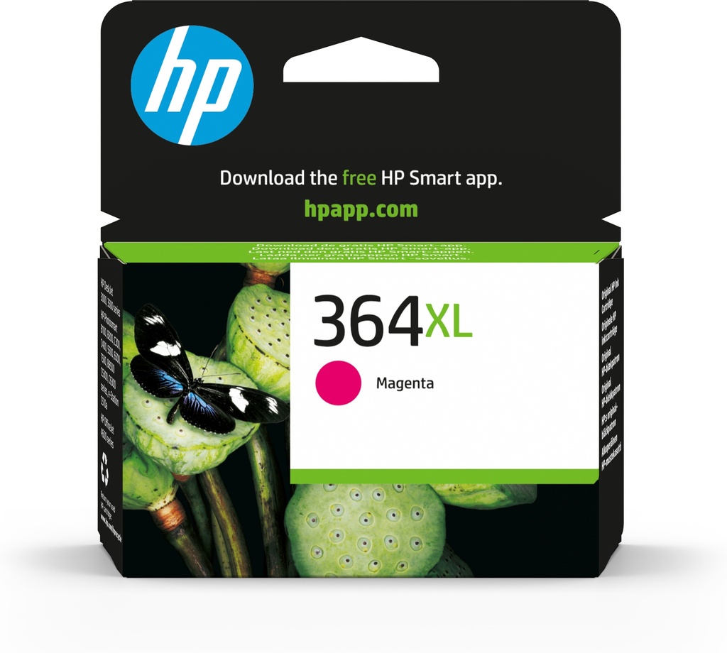 Cartouche d'encre HP 364XL High Yield Magenta Original Ink Cartridge