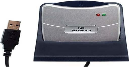 ONESPAN (VASCO) - LECTEUR CARTE D'INDENTITÉ 905B ONESPAN VASCO BELGIUM E-ID AVEC PIED WINDOWS + MAC - IN BLISTER